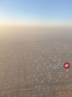 تصویری خوفناک از هوای تهران