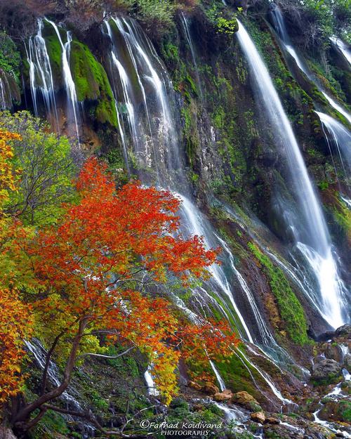 🌹 آبشار بیشه در پاییزِ زیبا