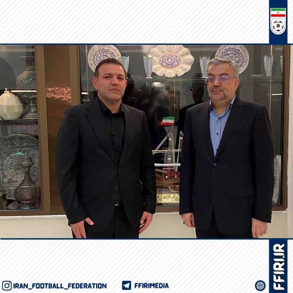 شهاب الدین عزیزی خادم رییس فدراسیون فوتبال کشورما