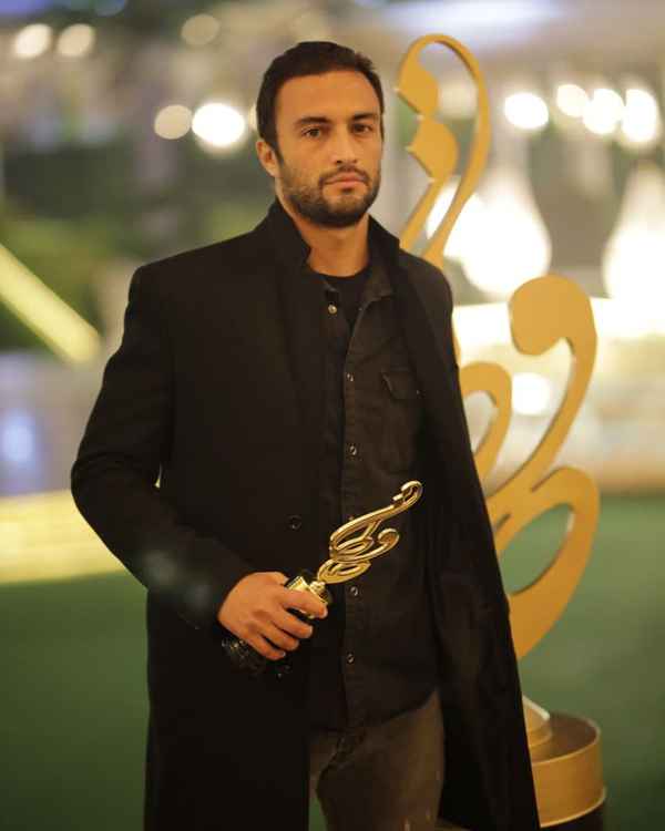 امیر جدیدی در شب اهدای جوایز جشن حافظ  عکسامیر حق