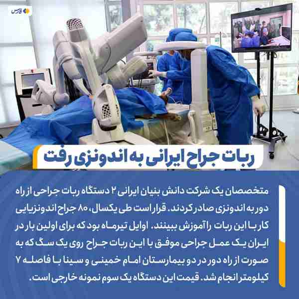 ‌ متخصصان یک شرکت دانش بنیان ایرانی ۲ دستگاه ربات