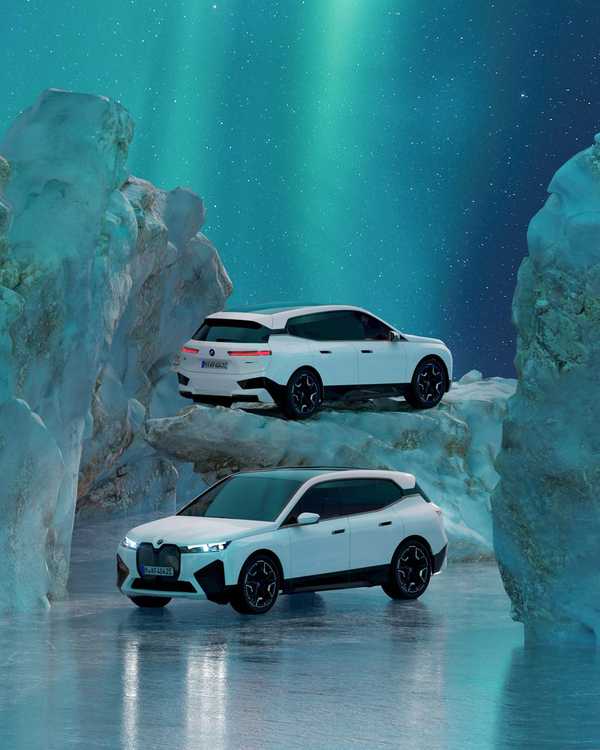 Making a stand in a winter wonderland  The BMW iX
