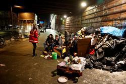 تصویری از بی خانمان ها در «برلین» آلمان	    بهداش