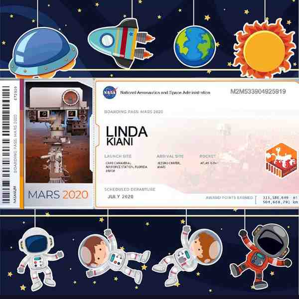 My name is also on Mars with Perserveranve ‍‍  Ed