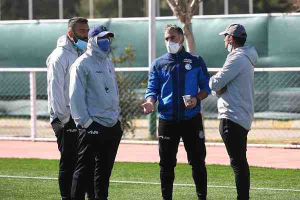 گزارش تصویری از تمرین جمعه تیم فوتبال استقلال   ا