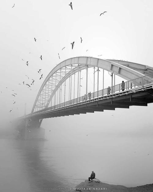  پلِ سفید اهواز نخستین پلِ معلق ایران  پل سفید یا