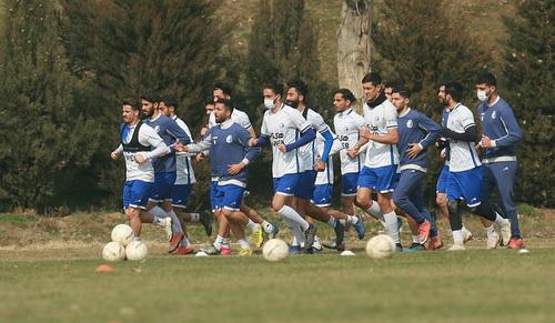 گزارش تصویری از تمرین امروز تیم فوتبال استقلال در