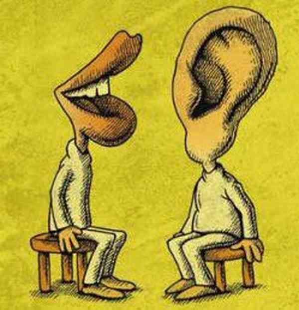 بعضی اوقات گوش دادن تنها راه کمک به یک انسان است 
