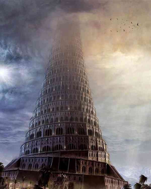 ☯افسانه برج بابل‼️ داستان برج بابل در عهد عتیق د