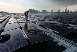 سنگاپور یکی از بزرگترین مزارع خورشیدی روی آب را ب