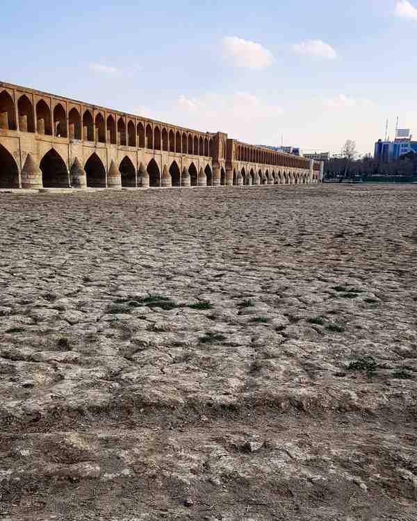 غم‌انگیزترین صحنه‌ای که در اصفهان می‌شود دید خشک 