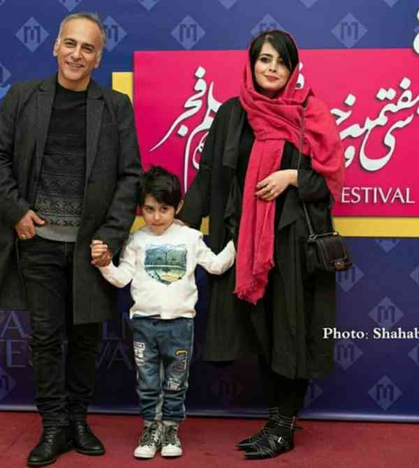 حمید آذرنگ در کنار همسر و فرزندش  ⭐️ 