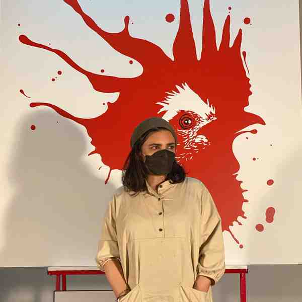 نقاشی سهیل حسینی عزیز  اینستاگرام لیندا کیانی