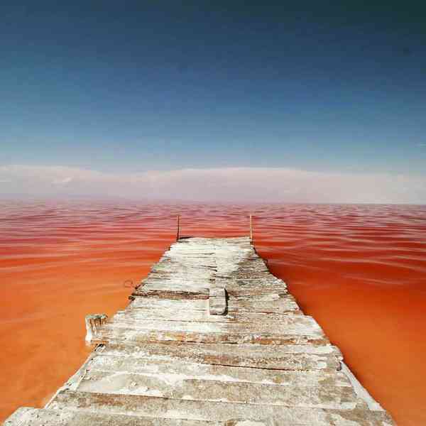 ایران  دریاچه زیبای ارومیه   