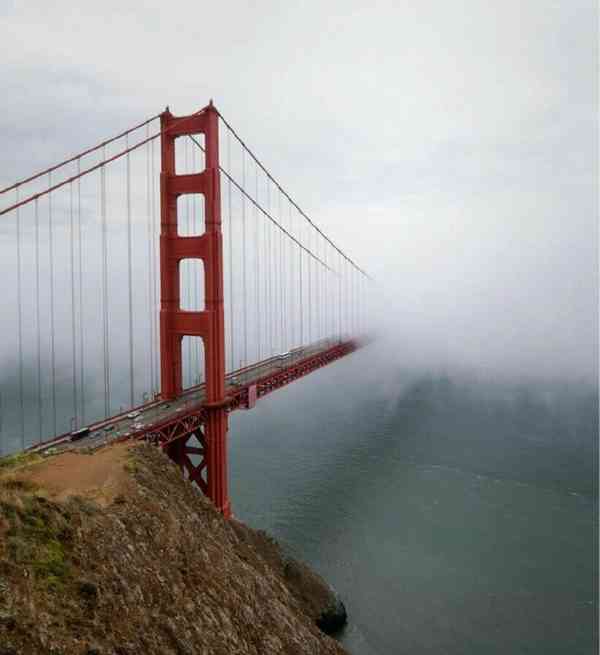 امریکا  سانفرانسیسکو پل عظیم گلدن گیت Golden Gate