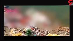 فیلمی شوک آور از کشف اجساد 150 کرونایی در رودخانه
