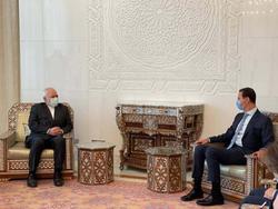 دیدار ظریف با بشار اسد (عکس)