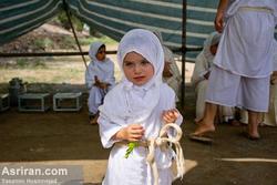 غسل تعمید کودکان مندایی در اهواز (عکس)