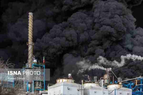آتش سوزی و انفجار در کارخانه شیمیایی - شهرک شکوهی