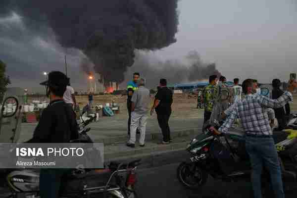  آتش‌سوزی در پالایشگاه نفت تهران  ◾عصر چهارشنبه ۱