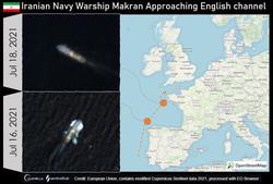 دو کشتی جنگی ایرانی به سواحل بریتانیا رسیدند (+عک