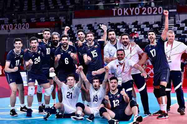 شروع طوفانی والیبال ایران در المپیک  ◾از ساعت ۱۵۱