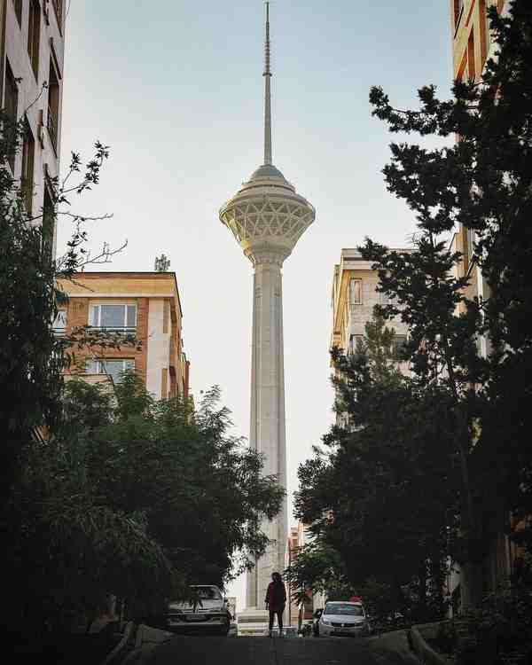 Different Angle of the Beautiful Milad Tower   نم
