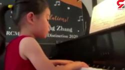 هنر دختر 4 ساله پیانیست را ببینید + فیلم