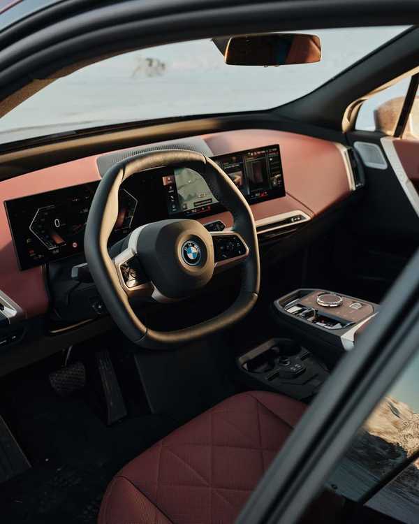 Be at one with the comfort inside the BMW iX  THE