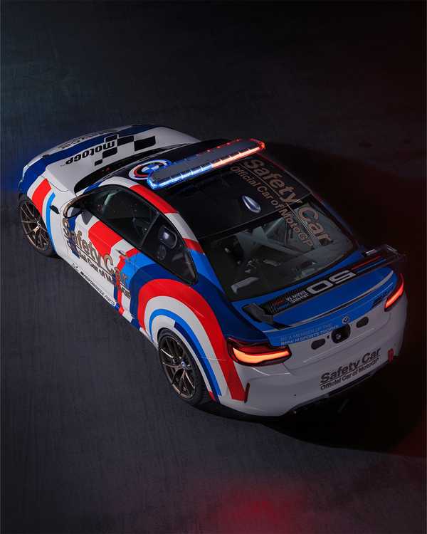 Half race car half safety car BMWM presents the n