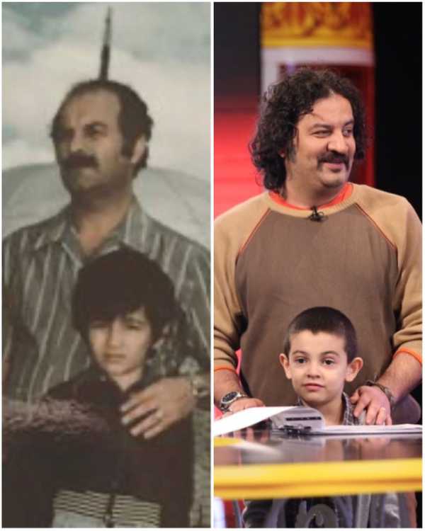 Like Father Like Son…  اینستاگرام Mehrab Ghasemkh
